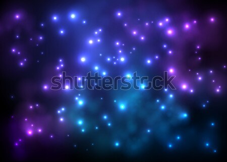 Vector Universe background for presentation design. Brochure star and space template Stock photo © MarySan