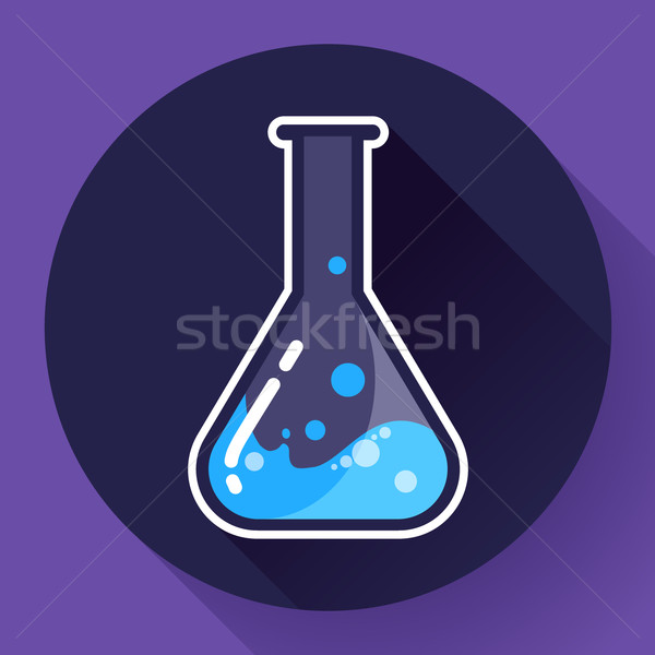 [[stock_photo]]: Chimiques · laboratoire · liquide · icône · design