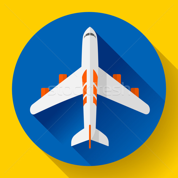 飛機 交貨 向量 圖標 設計 風格 商業照片 © MarySan
