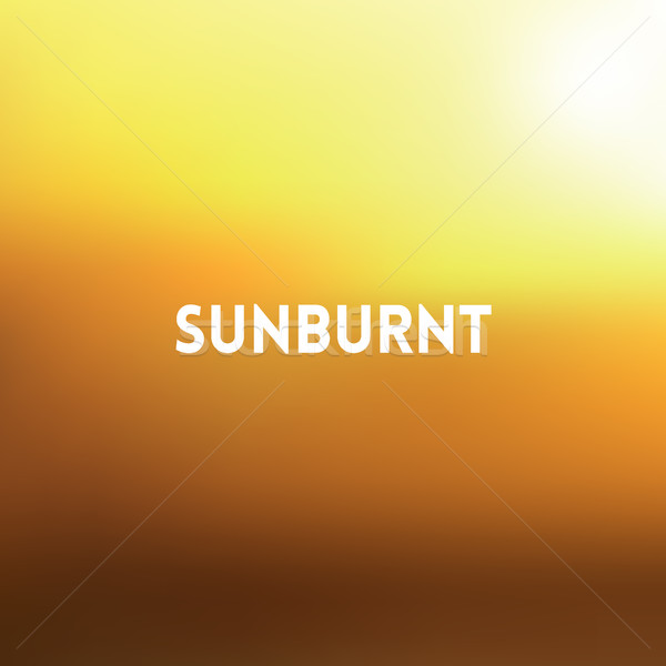 Vierkante wazig gouden zonsondergang kleuren citaat Stockfoto © MarySan