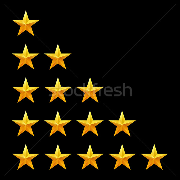 Rating stars set. Web or mobile User feedback concept. Stock photo © MarySan