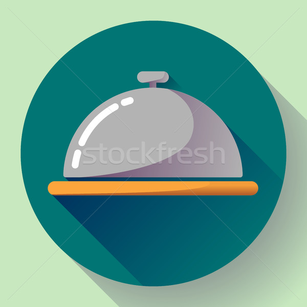 Restaurant Cloche With Open Lid Stock Photo - Download Image Now