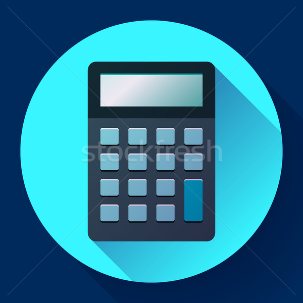 電卓 アイコン スタイル 孤立した ベクトル 電子 ストックベクター C Marysan Stockfresh