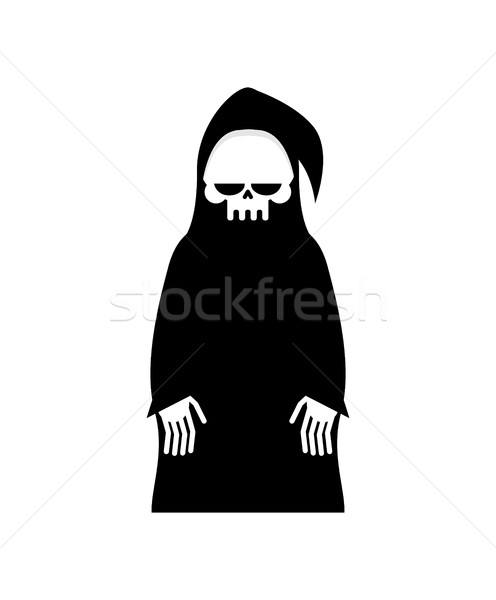 Grim Reaper Isolated. Death in hood on white background Stock photo © MaryValery
