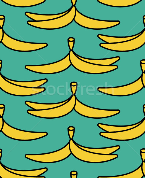 Banana peel pattern. Banana Skin Style Outline background Stock photo © MaryValery