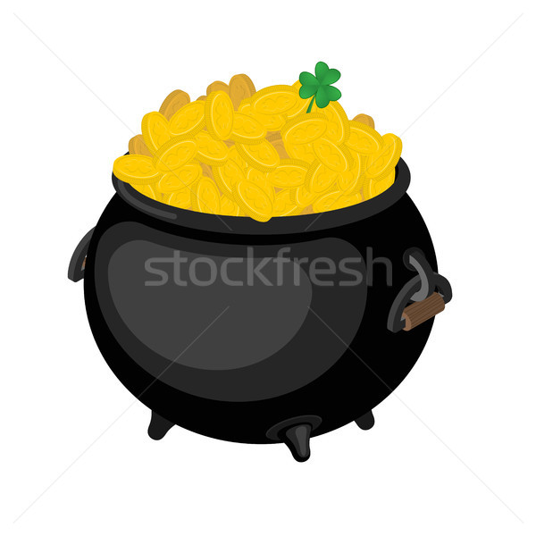 Gold leprechaun. St. Patrick's Day national holiday in Ireland.  Stock photo © MaryValery