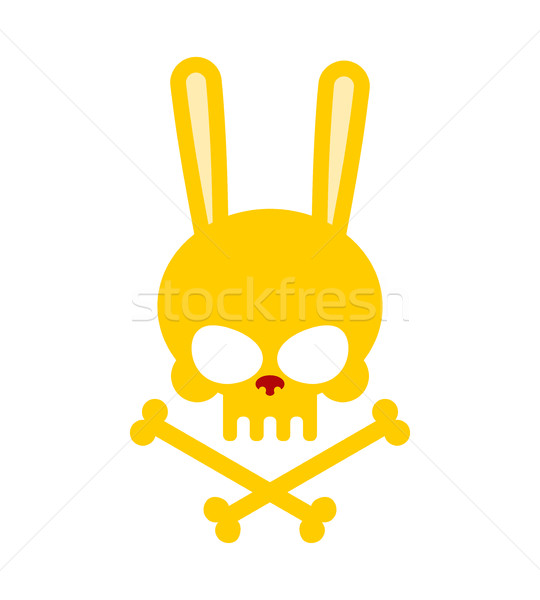 [[stock_photo]]: Cute · lapin · crâne · os · bon · miel