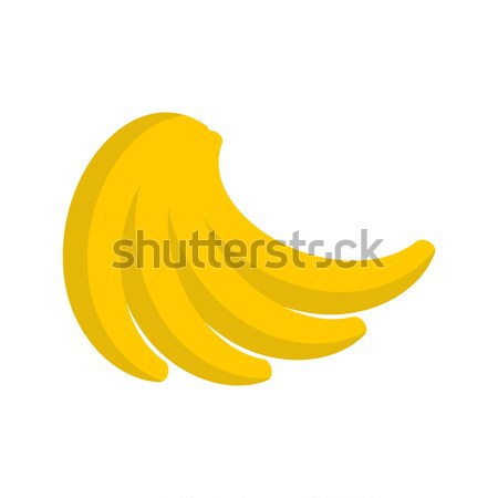 Bunch of bananas isolated. pile of banana on white background Stock photo © MaryValery