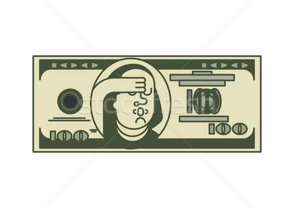 Dollar OMG portrait  Franklin. USA money. American currency. Oh  Stock photo © MaryValery