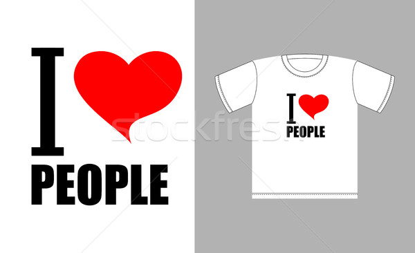 Szeretet emberek szív szimbólum felirat jó Stock fotó © MaryValery