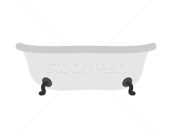 Bath isolated. Bathroom object on white background. Stock photo © MaryValery