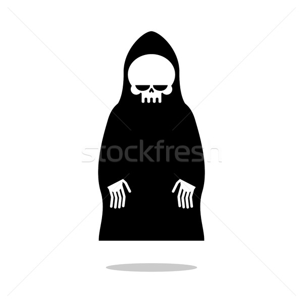 Death cloak hovers above ground. Grim Reaper in black hood. Cute Stock photo © MaryValery