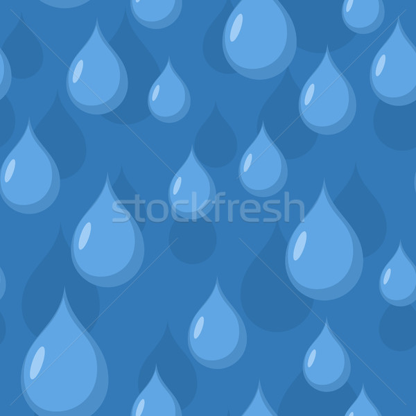 Foto stock: Chuva · vetor · azul · gotas · de · água · água