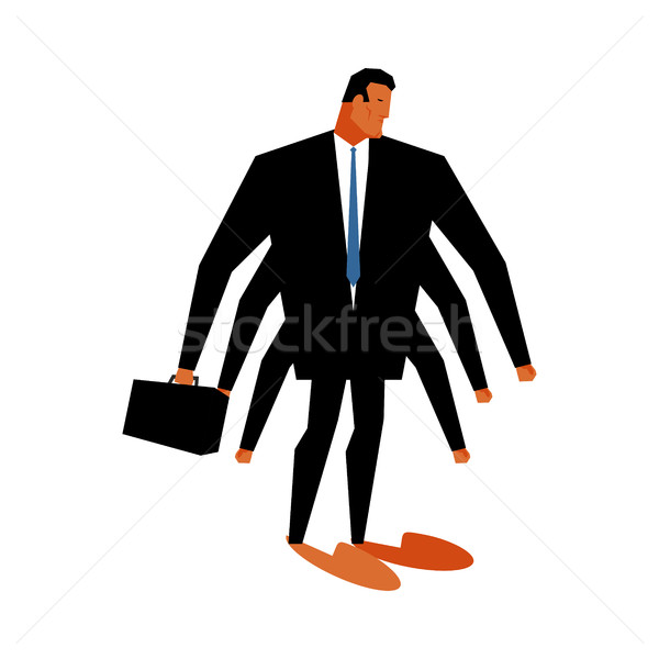 Office plankton isolated. Marine animals in business suit. Manag Stock photo © MaryValery