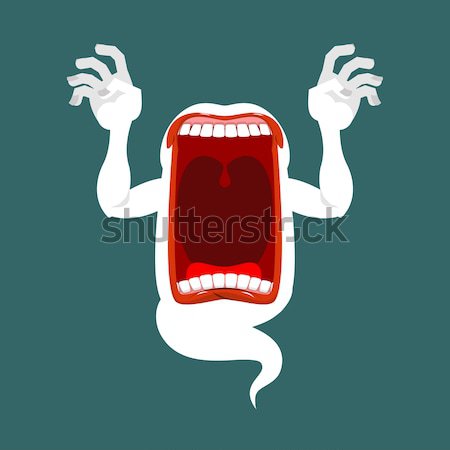 Strong blood. Powerful blood donor bag isolated. Stock photo © MaryValery