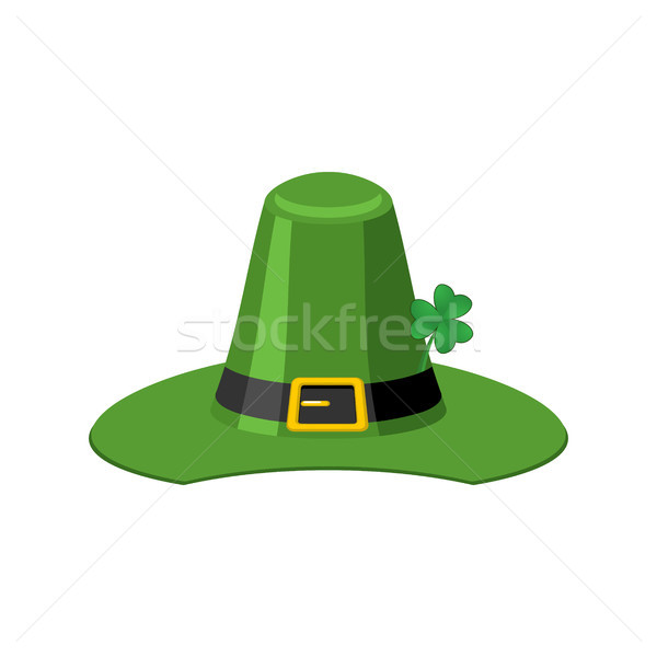 Leprechaun Green hat isolated. St. Patrick's Day national holida Stock photo © MaryValery