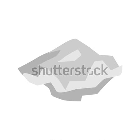 Papír szemét izolált lap hulladék fehér Stock fotó © MaryValery