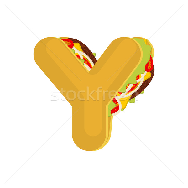 Foto stock: Carta · tacos · mexicano · de · comida · rápida · fuente