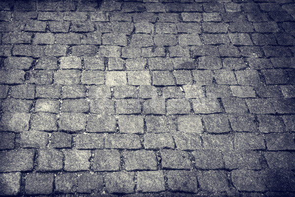 Seamless cobblestone path that works great for a a wall or stone Stock photo © Massonforstock