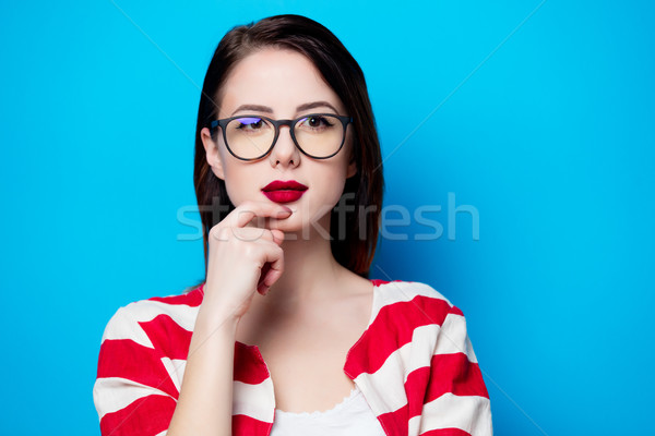 portrait of the beautiful young woman  Stock photo © Massonforstock