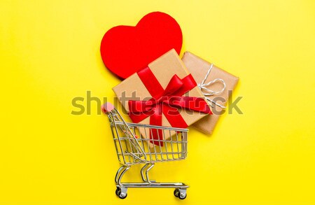 gift and toy under cart Stock photo © Massonforstock