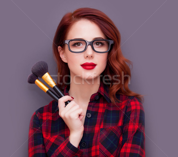 Make-up artist  Stock photo © Massonforstock