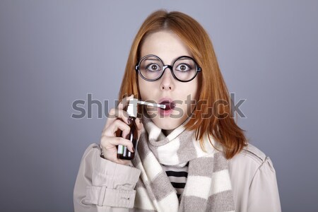 Stock foto: überrascht · Business · Frauen · drei · Gläser