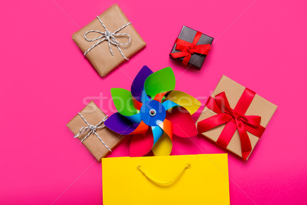 gifts, toy and bags Stock photo © Massonforstock