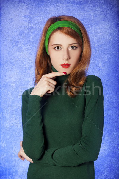 American redhead girl.  Stock photo © Massonforstock
