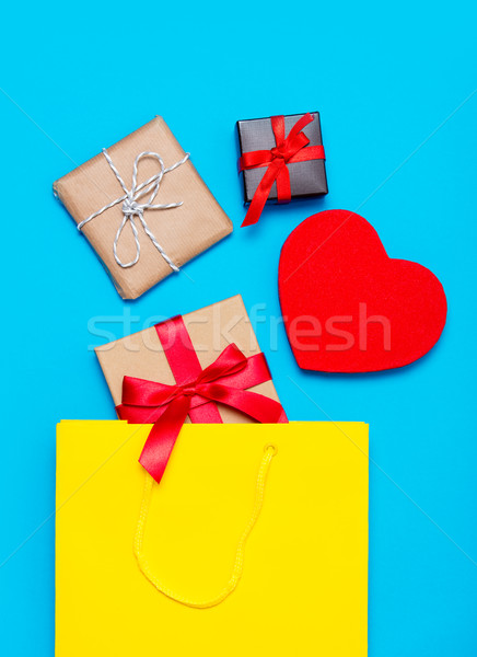 gifts, toy and bag Stock photo © Massonforstock