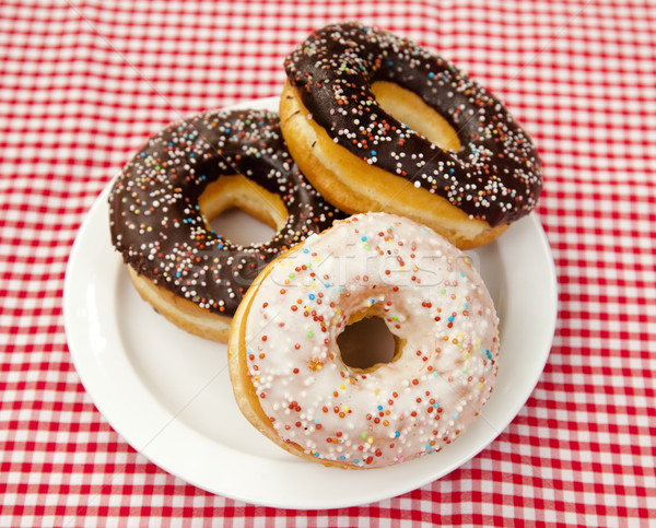 Donuts on table.  Stock photo © Massonforstock