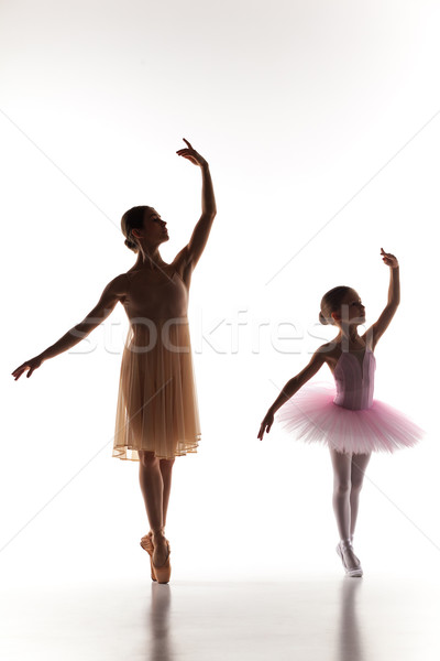 Stockfoto: Weinig · ballerina · dansen · persoonlijke · ballet · leraar