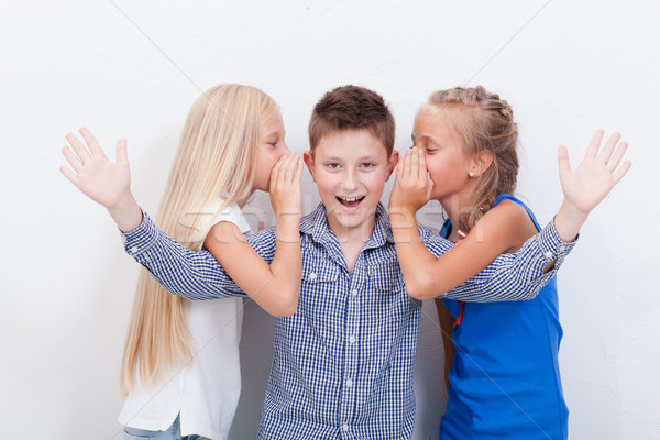 Stockfoto: Oren · geheime · teen · jongen