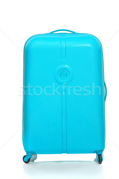 The modern large suitcase on white background Stock photo © master1305