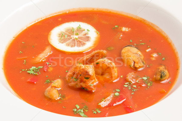 fresh tomato soup  Stock photo © master1305