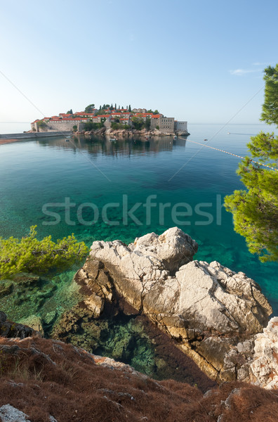 St. Stephan island in Montenegro Stock photo © master1305