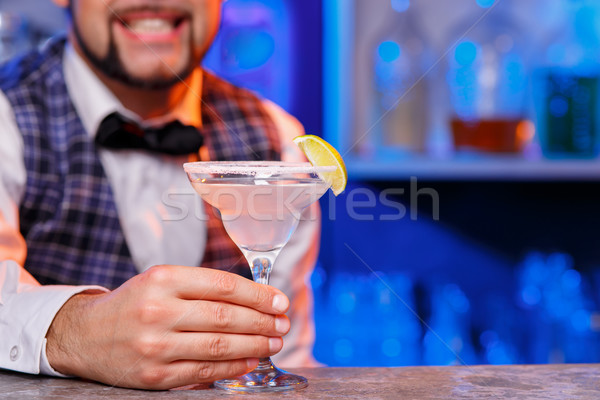 Barman at work, preparing cocktails. Stock photo © master1305