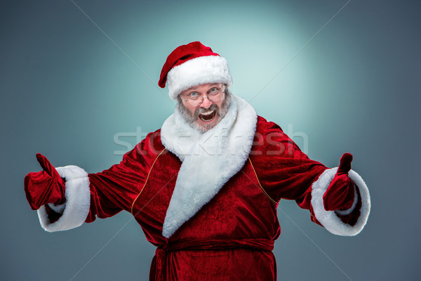 happy, smiling Santa Claus. Stock photo © master1305