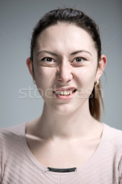 portrait of disgusted woman Stock photo © master1305