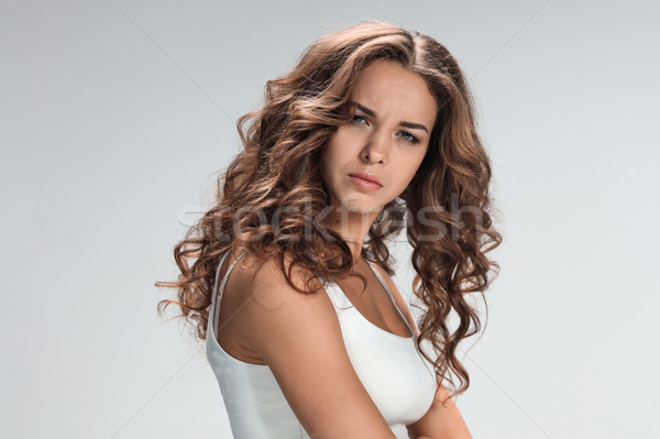 The young woman's portrait with sad emotions Stock photo © master1305