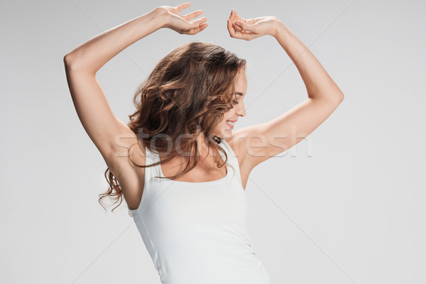 The young woman's portrait with happy emotions Stock photo © master1305