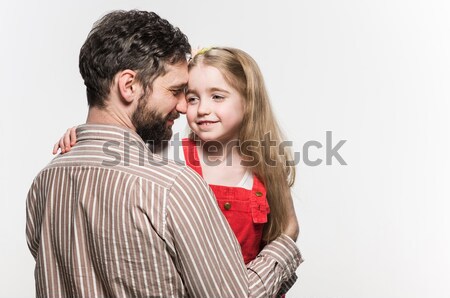 The embrace of young man and woman Stock photo © master1305