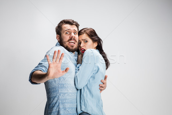 émotionnel large couple femme homme [[stock_photo]] © master1305