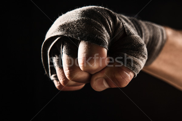 Close-up hand of muscular man with bandage Stock photo © master1305