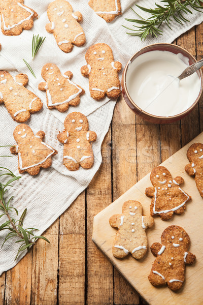 Amuzant făcut în casă zahăr cookie cookie-uri formă Imagine de stoc © master1305
