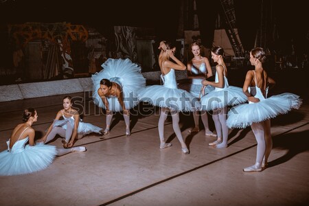 The  sensual and emotional dance of beautiful ballerina Stock photo © master1305