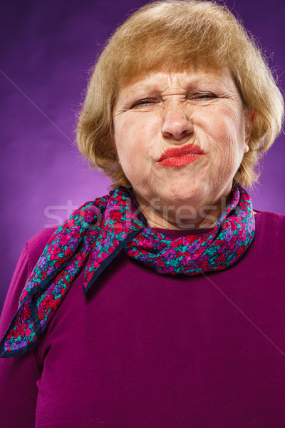 Porträt Senior Frau ältere Stock foto © master1305