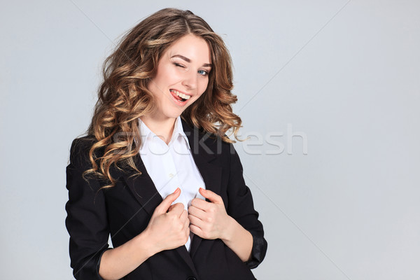 The young woman's portrait with happy emotions Stock photo © master1305
