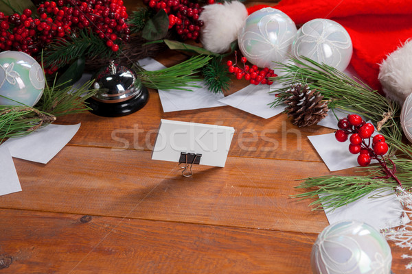 Ahsap Masa Noel Suslemeleri Bo Metin Stok Fotograf C Volodymyr Melnyk Master1305 6484625 Stockfresh
