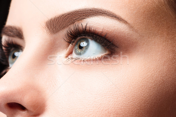 The beautiful face of young woman with cleanf fresh skin  Stock photo © master1305